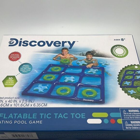 DISCOVERY #MINDBLOWN INFLATABLE TIC TAC TOE GAME SET-NWB - Picture 2 of 5